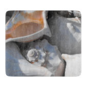 Conch-Muscheln schließen Schneidebrett (Vorderseite)
