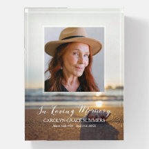 Conch on Beach in Love Memory Foto Paperweight