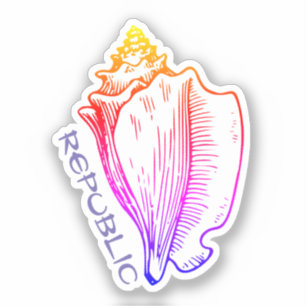 Conch Republic Aufkleber