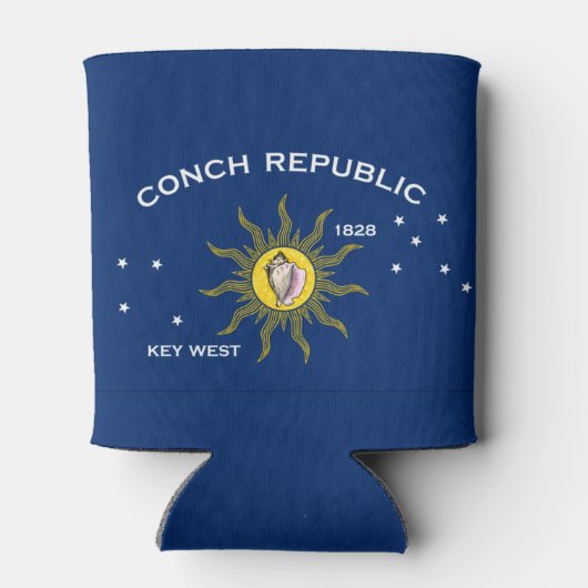 Conch Republic Flag Dosenkühler (Rückseite)