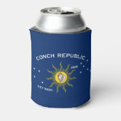 Conch Republic Flag Dosenkühler (Kanne Rückseite)