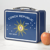 Conch Republic Flag Metall Brotdose (Beispiel)