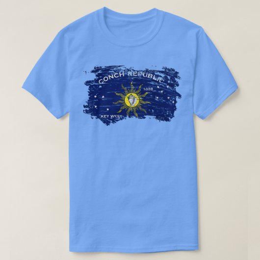 Conch Republic Flag TShirt 7 (Design vorne)