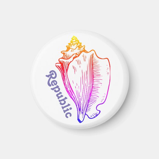 Conch Republic Magnet (Vorne)