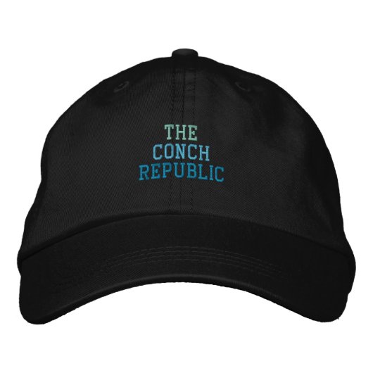 CONCH REPUBLIC Mütze Bestickte Baseballkappe (Vorderseite)