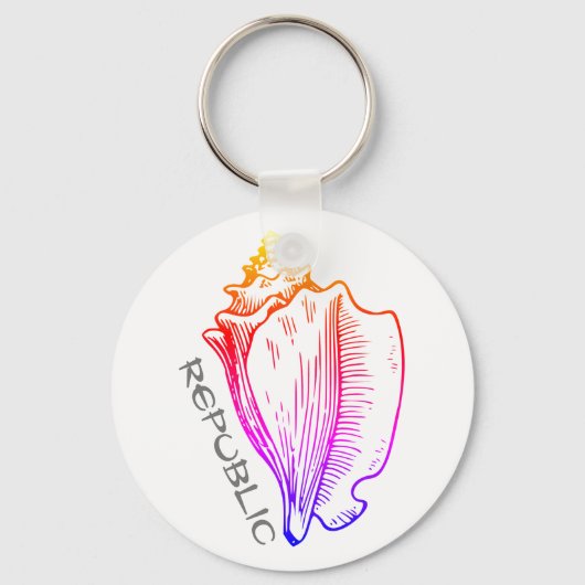 Conch Republic Schlüsselanhänger (Vorderseite)