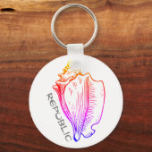 Conch Republic Schlüsselanhänger (Vorderseite)