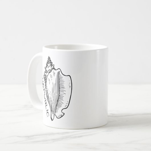 Conch Republic Tasse (Vorderseite Links)