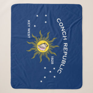 Conch-Republik-Flagge Key West Florida Sherpadecke