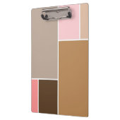 Conch Seashell Color Blocks Klemmbrett (Links)