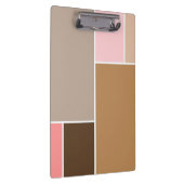 Conch Seashell Color Blocks Klemmbrett (Rechts)