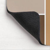 Conch Seashell Color Blocks Mousepad (Ecke)