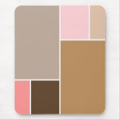 Conch Seashell Color Blocks Mousepad (Vorne)