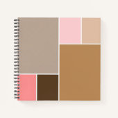 Conch Seashell Color Blocks Notizblock (Vorderseite)