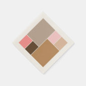 Conch Seashell Color Blocks Serviette (Ecke)