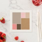 Conch Seashell Color Blocks Serviette (Beispiel)