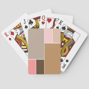 Conch Seashell Color Blocks Spielkarten
