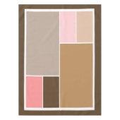 Conch Seashell Color Blocks Tischdecke (Vorderseite)