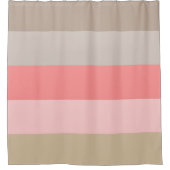 Conch Seashell Colors Duschvorhang (Vorderseite)