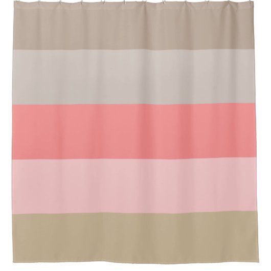 Conch Seashell Colors Duschvorhang (Vorderseite)