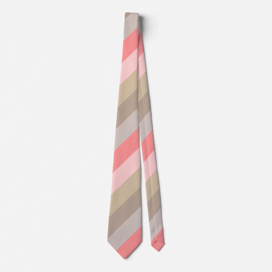 Conch Seashell Colors Neck Tie Krawatte (Vorderseite)