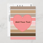 Conch Seashell Colors Postkarte (Vorne/Hinten)