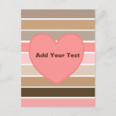 Conch Seashell Colors Postkarte (Vorderseite)