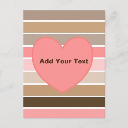 Conch Seashell Colors Postkarte (Vorderseite)