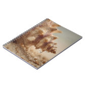 Conch Seashell mit Water Drop Notebook Notizblock (Linke Seite)