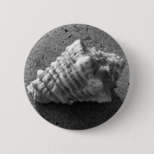 Conch Seashell Sand Beach Button Pendant (Vorderseite)