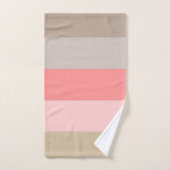 Conch Seashell Stripe Colors Badhandtuch Set (Handtuch)