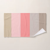 Conch Seashell Stripe Colors Badhandtuch Set (Handtuch)