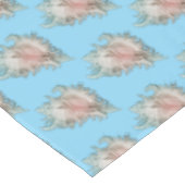 Conch Shell "Beach Life" Tischdecke (Schrägansicht)