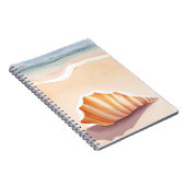 Conch Shell | Ocean Seashell Coastal Beach Notizblock (Rechte Seite)