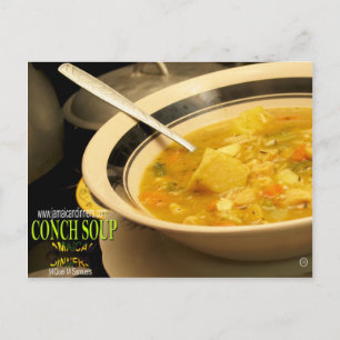 Conch Soup Postkarte
