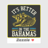 Conch Vacation Bahamas Sticker Cruise Bahamian (Blatt)