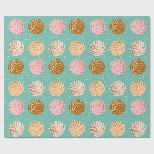 Concha/Conchita Pattern Wrapping Paper Geschenkpapier (Flach)
