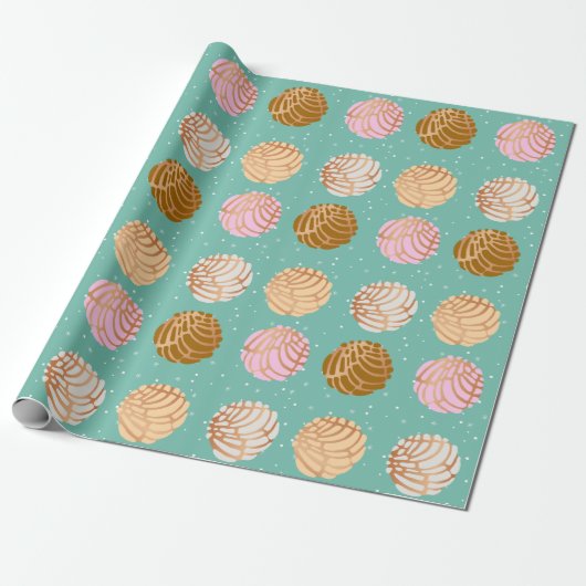 Concha/Conchita Pattern Wrapping Paper Geschenkpapier (Ungerollt)