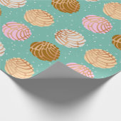 Concha/Conchita Pattern Wrapping Paper Geschenkpapier (Ecke)