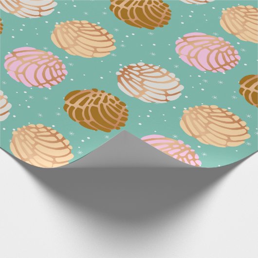 Concha/Conchita Pattern Wrapping Paper Geschenkpapier (Ecke)