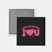 Concha sehen, wie viel ich Liebe Sie Concha Valent Magnet (Vorderseite/Rückseite)