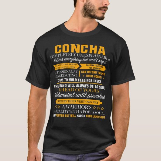 CONCHA völlig unerklärlich T-Shirt (Vorderseite)