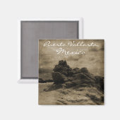 Conchas Chinas Ansicht Antike Magnet (Vorderseite/Rückseite)