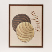 Conchas Mexican Pan Dulce Sweet Bread Panadería Puzzle (Vertikal)