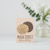 Conchas mexikanische Pan Dulce Broad Panadería Bäc Visitenkarte (Stehend Vorderseite)