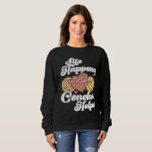 Conchas Pan Dulce Latina Mexican Mujer Concha Past Sweatshirt (Vorne ganz)