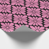 Concho-Blume Muster rosa Geschenkpapier (Ecke)