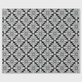 Concho Blume Pattern Grau Geschenkpapier (Flach)