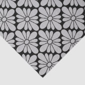 Concho Blume Pattern Grau Seidenpapier (Detail)