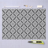 Concho Blume Pattern Grau Seidenpapier (Handwerk)